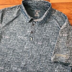 BogeyBros Golf Short Sleeve Turquoise Blue Polo Shirt Size XXL